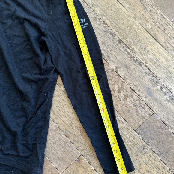 Black Icebreaker Men’s Black Long Sleeve Top - Picture 11 of 14